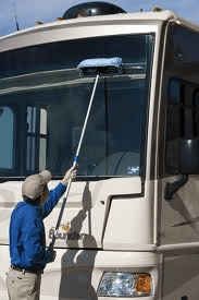 Washing an RV