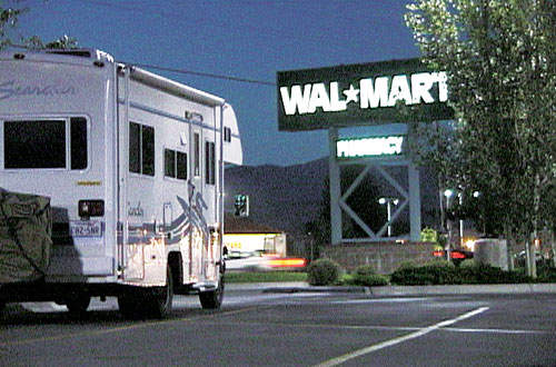 Boondocking at Walmart