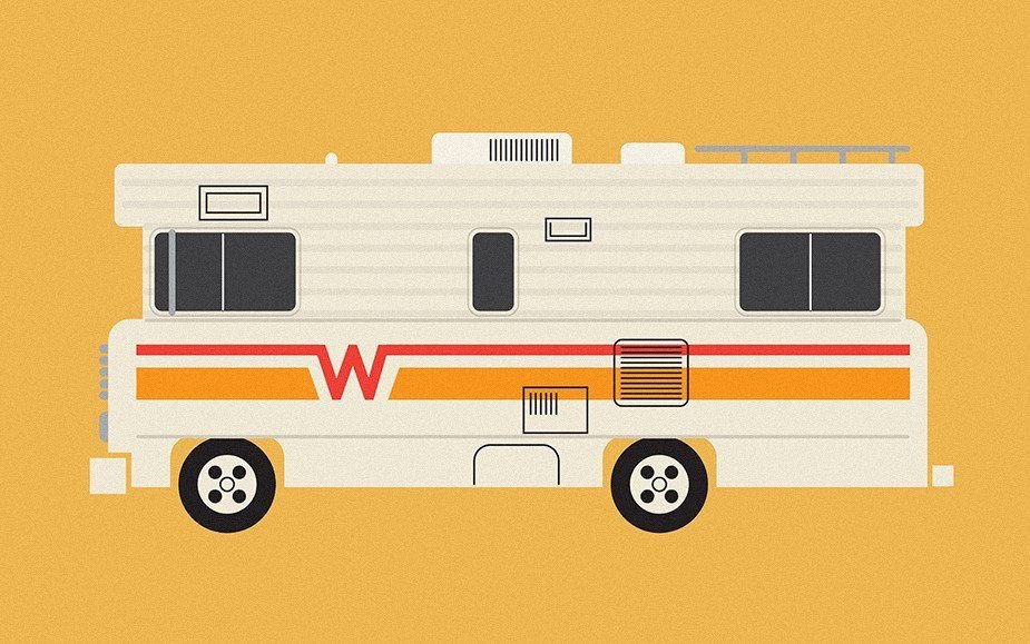 drawing of a winnebago RV